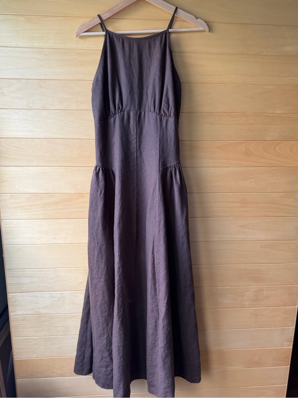 Abercrombie & Fitch - 100% Linen Midi Dress
